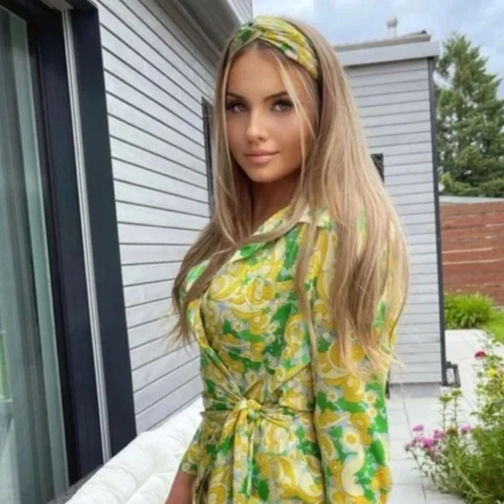NEW Zara Floral Print Headband
